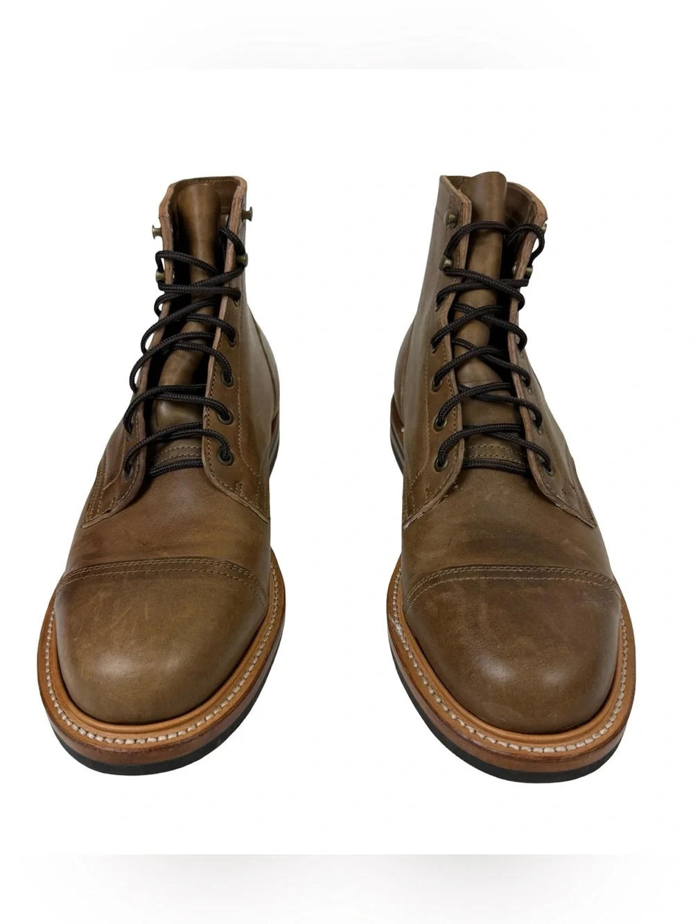 Truman Boot Co Leather Cap Toe Men’s 12 Boot Eugene Sole Excellent